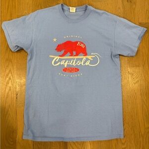 Gildan Light Blue Capitola Graphic Tee